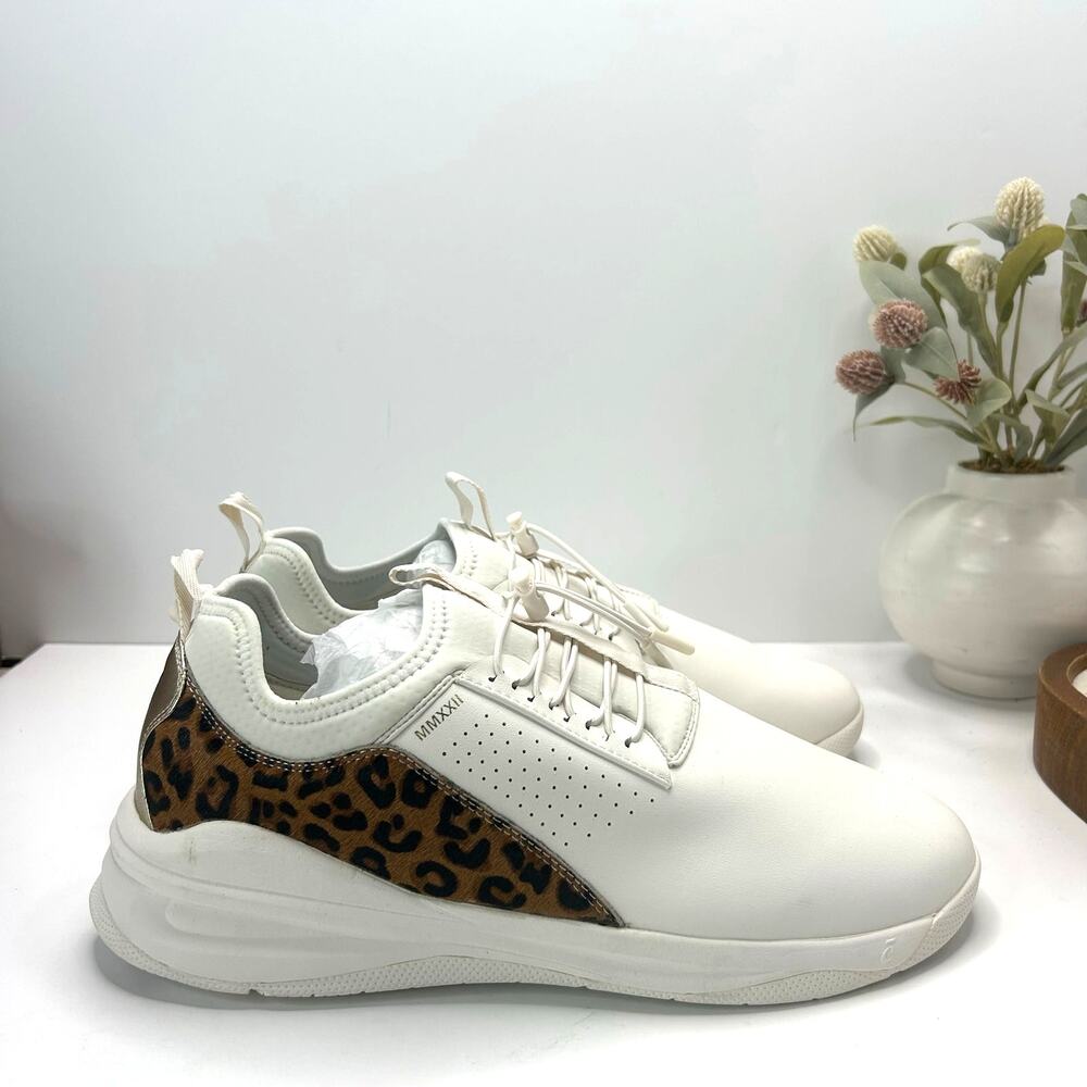 Clove Classic LX Nursing Sneaker White Leopard Healthcare Men 13